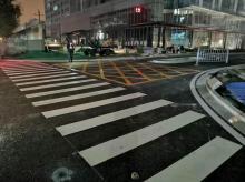  热熔标线施工 